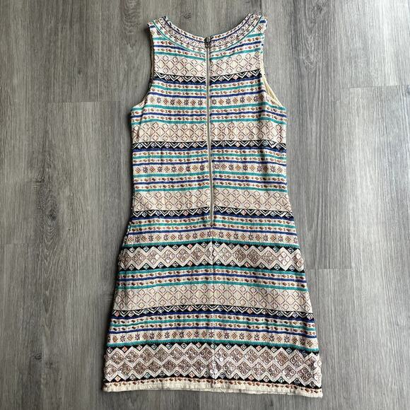 Lucky Brand Sequin Tribal Dress Small​​​ - Picture 2 of 7